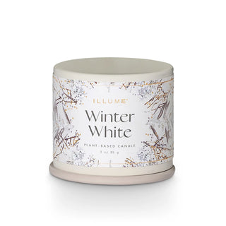 Small Tin Candle, Winter White