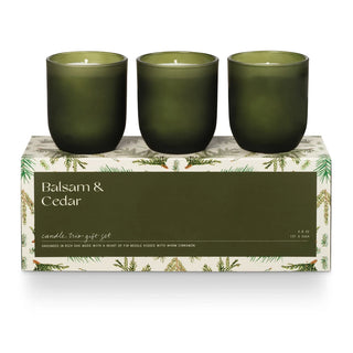 Balsam & Cedar Candle Set