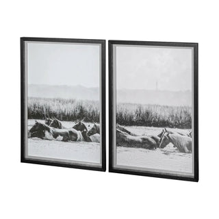 Water Horses Art Set, 43x63/Panel