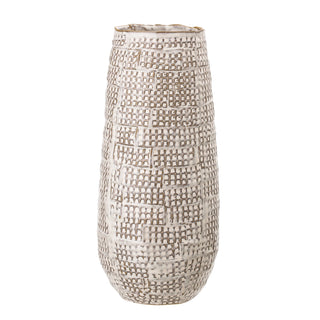 Embossed Stone Vase