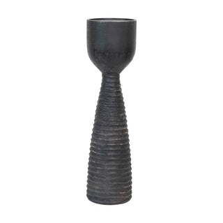 20" Ribbed Candle Holder