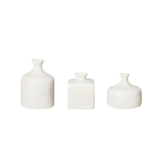 Small White Vases