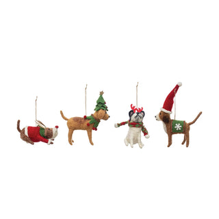 Felt Dog Ornaments