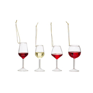 Wine Glass Ornaments